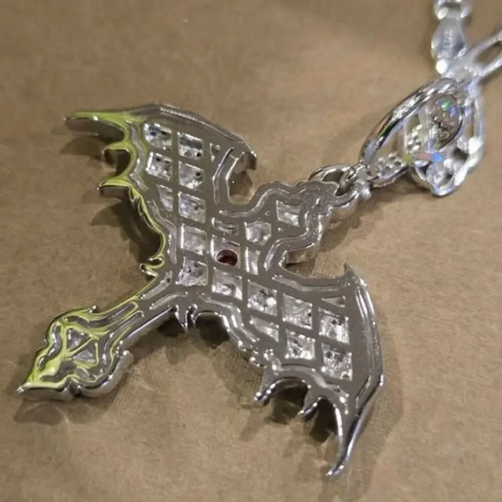 Moissanite Cross on 20
